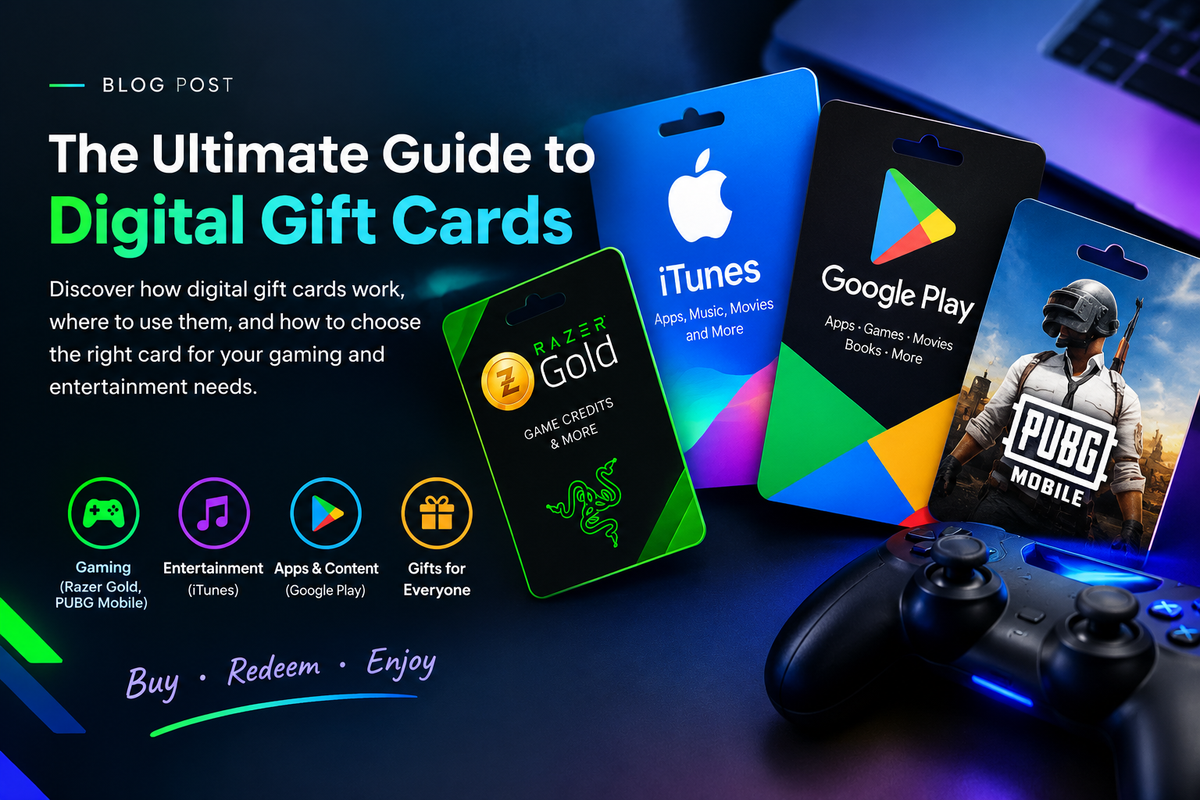 The Ultimate Guide to Digital Gift Cards: How They Work and Where to Use Them