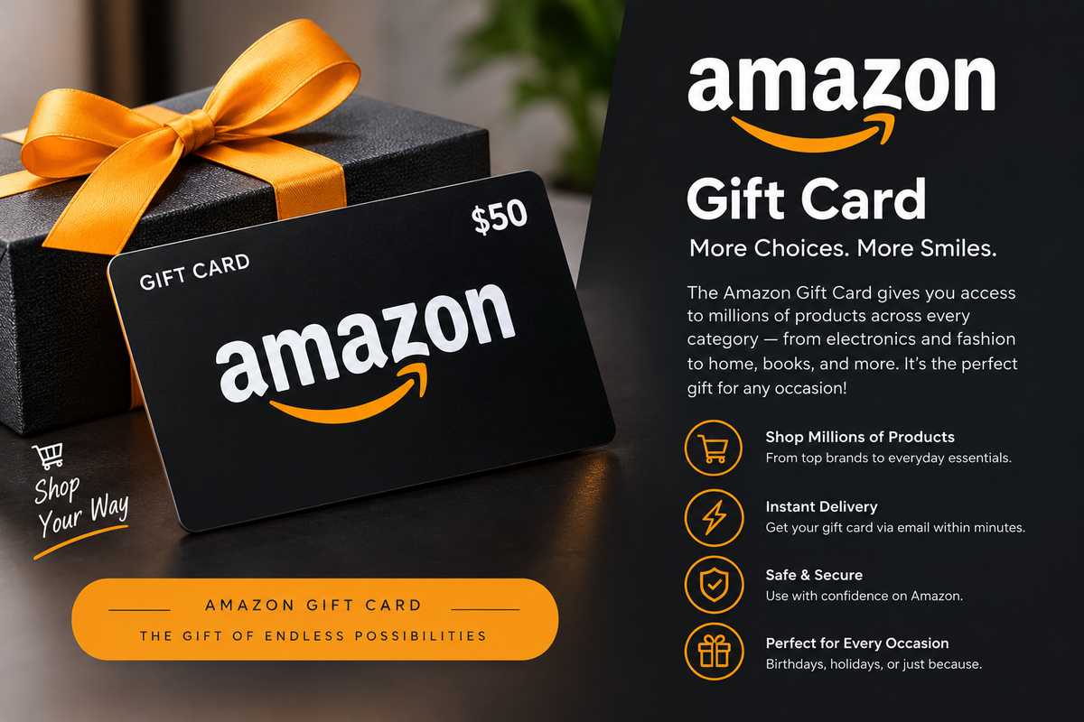 Amazon Gift Card – The Perfect Gift